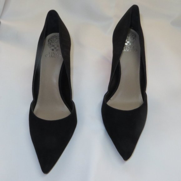 Vince Camuto Hi Heeled Textured and Velvet heel - Picture 4 of 11